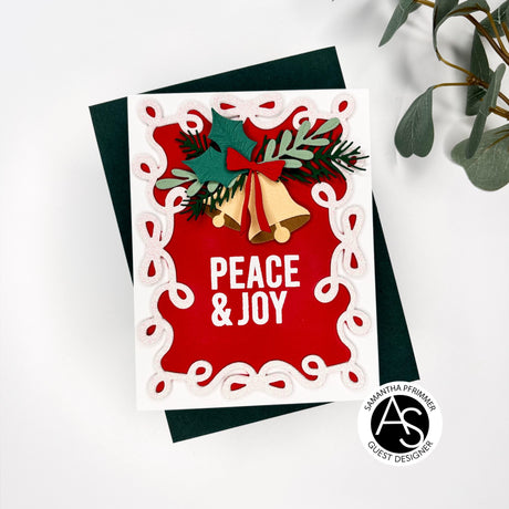 Alex Syberia Designs Bow Ho Ho Frame Die Set