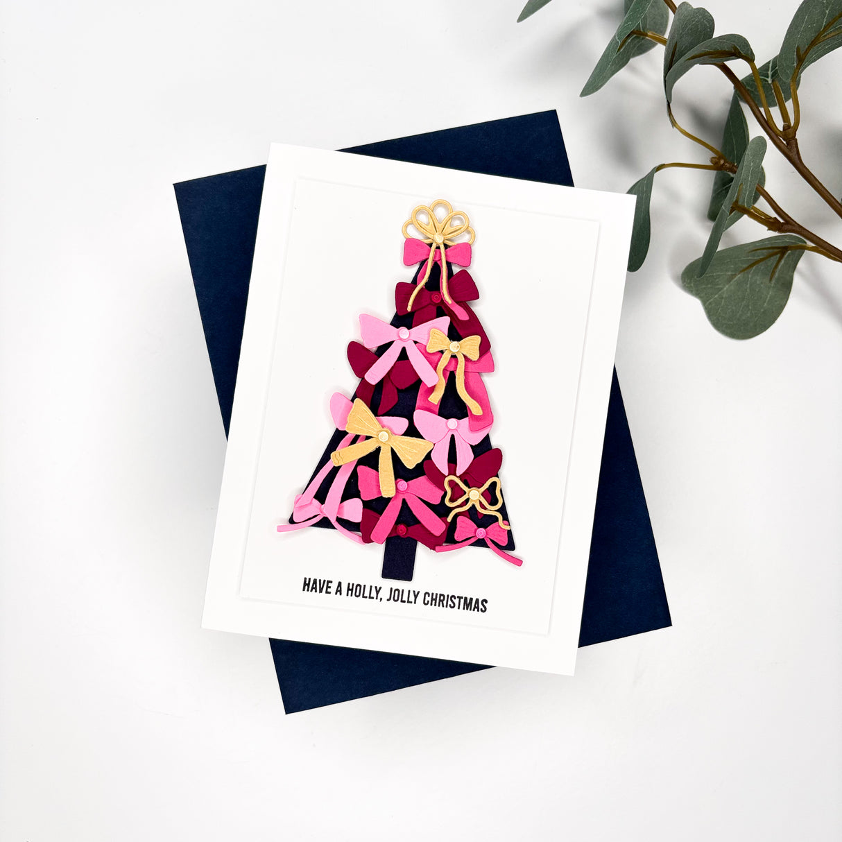 Alex Syberia Designs Build-a-Bow Christmas Tree Die Set