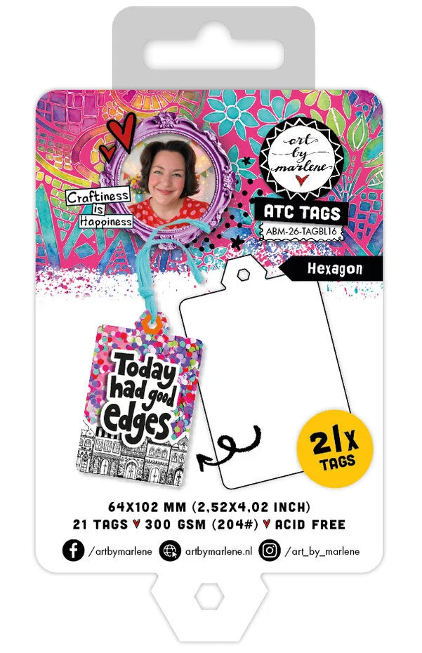 Studio Light Art By Marlene ATC Tags - ABM-26-TAGBL16