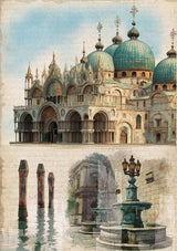 Ciao Bella A Walk in Venice A5 Rice Paper Mixed (8pcs) (CBRS034)