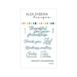Alex Syberia Designs Abstract Background Stamp Set & Die set