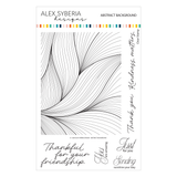 Alex Syberia Designs Abstract Background Stamp Set & Die set