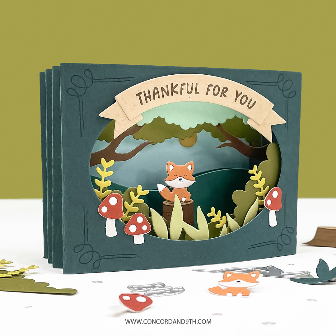 Concord & 9th Accordion Woodland Dies