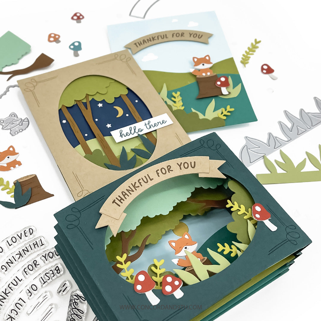 Concord & 9th Accordion Woodland Dies