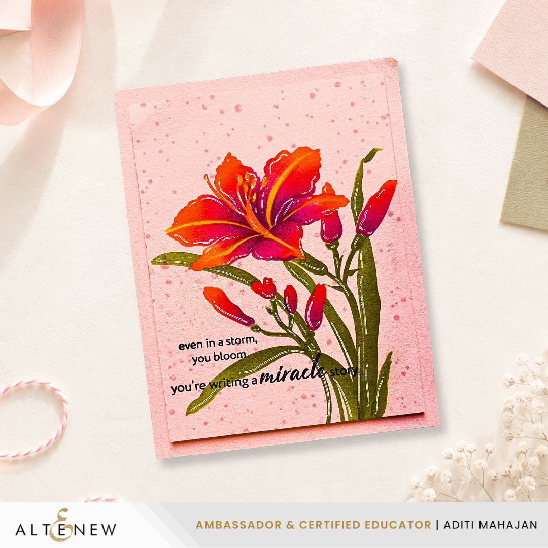 Altenew Build-A-Garden: Leaning Lily
