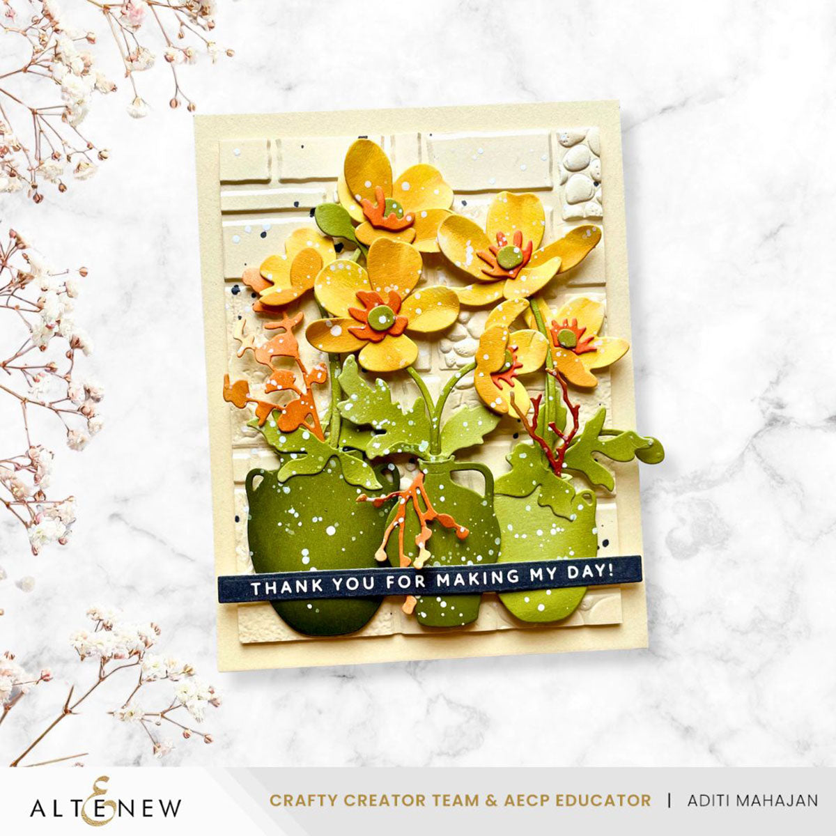 Altenew Craft-A-Flower: Buttercup Bunch Layering Die Set