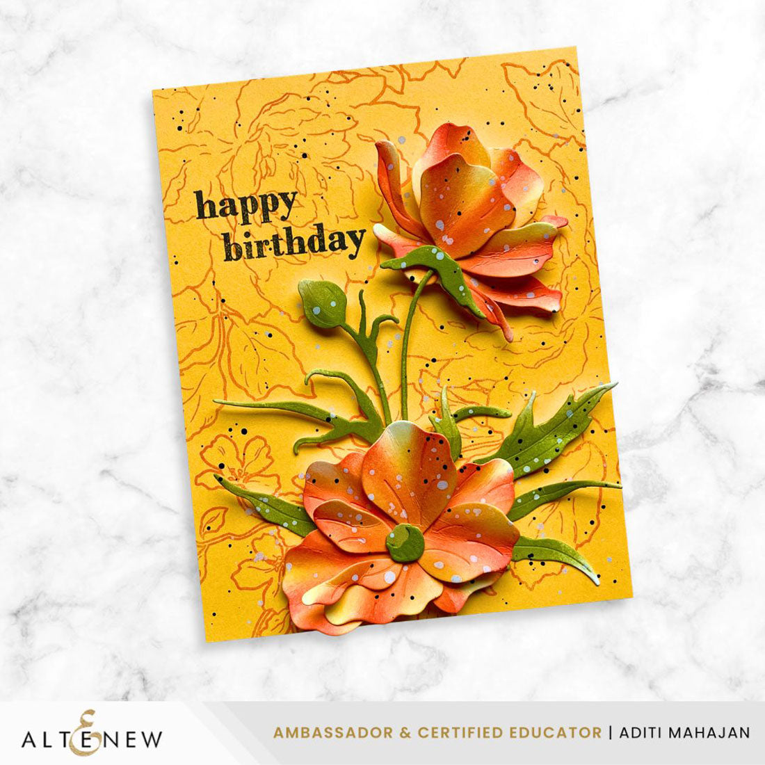 Altenew Craft-A-Flower: Butterfly Ranunculus Layering Die Set