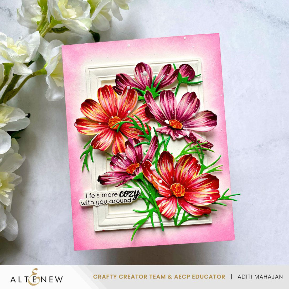 Altenew Craft-A-Flower: Garden Cosmos Layering Die Set