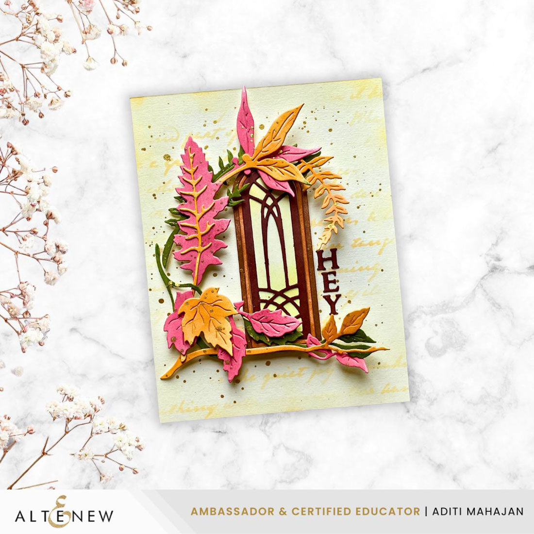 Altenew Creative Cuts: EZ Arrangement Antique Leaves Layering Die Set