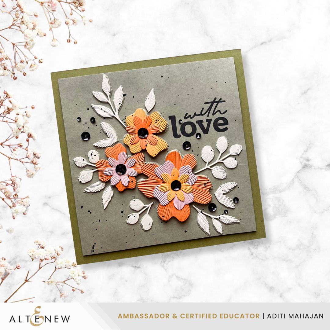 Altenew Craft Your Life Project Kit: Stitched With Love & Add-On Die Bundle