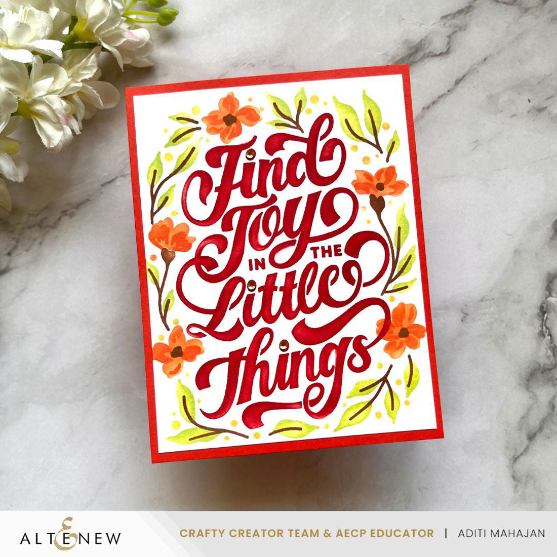 Altenew Find Joy Layering Stencil Set (4 in 1)