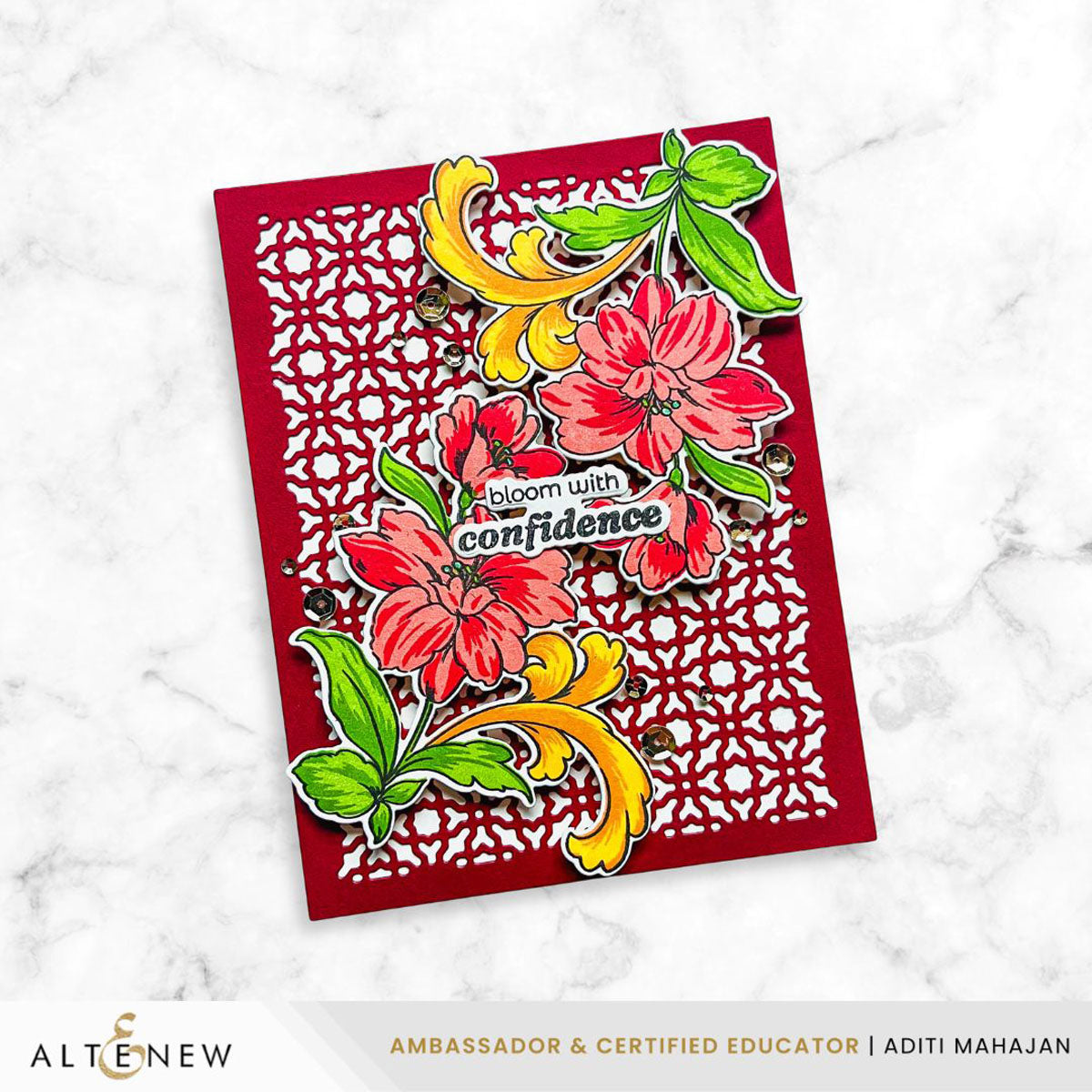 Altenew Alhambra Mosaic Cover Die