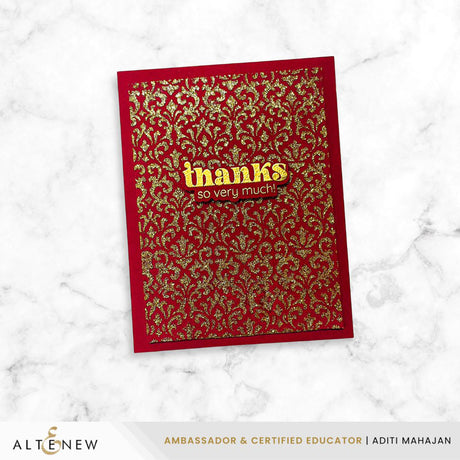 Altenew Gold Glitter Relief Paste