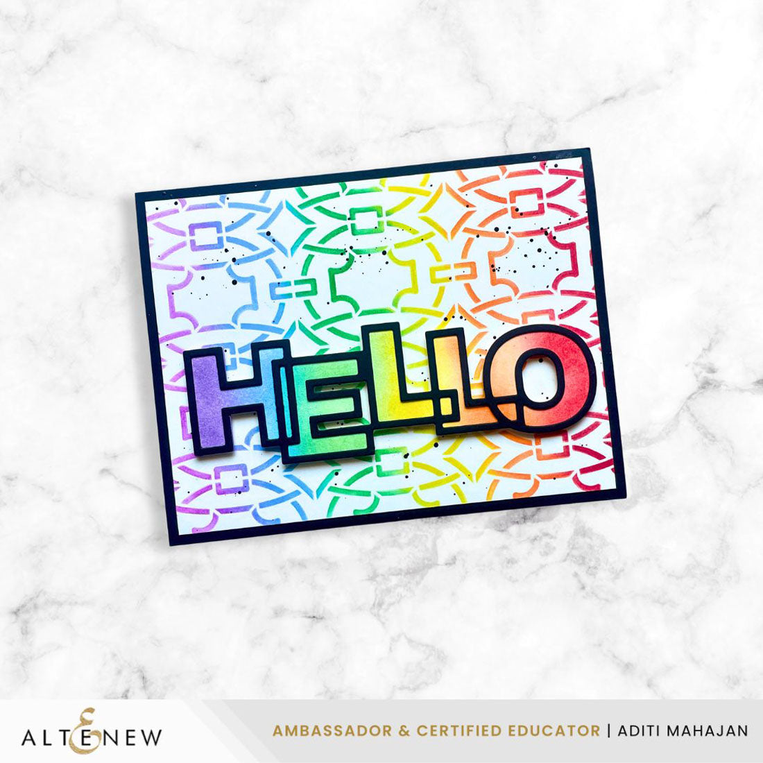 Altenew Luxe Lattice Stencil