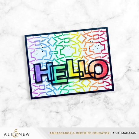 Altenew Luxe Lattice Stencil