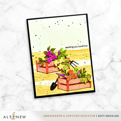 Altenew Mini Delight: Gardener's Corner Stamp & Die Set