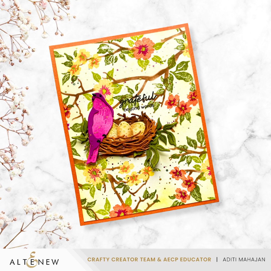 Altenew Mini Delight: Nestled Whimsy Stamp & Die Set