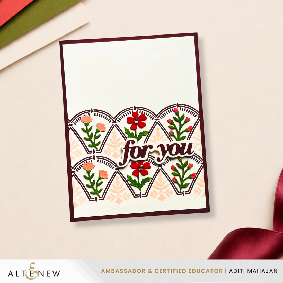 Altenew Mini Delight: Simply For You Stamp & Layering Die Set - ALT11647BN