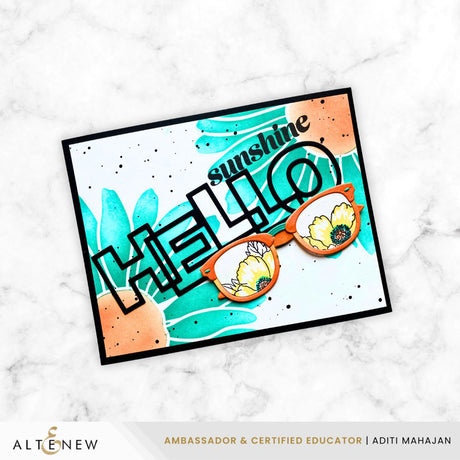 Altenew Outlined Hello Die Set