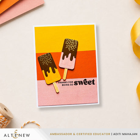Altenew Mini Delight: Sweet Popsicles Stamp & Die Set - ALT11510BN