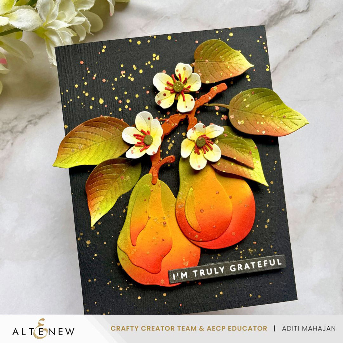 Altenew Essential Textures: Fine Woodgrain Press Plates/Foil Plates