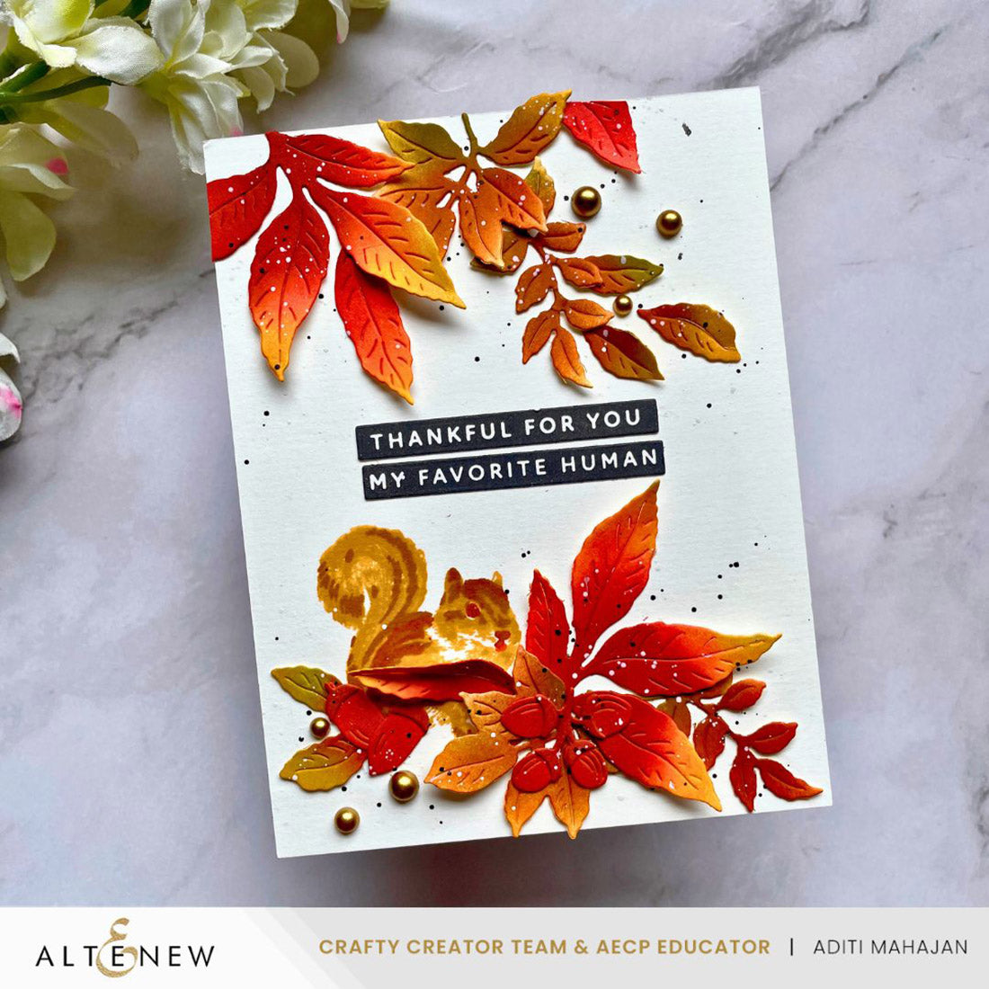 Altenew Mini Delight: Garden Friend Stamp & Die Set