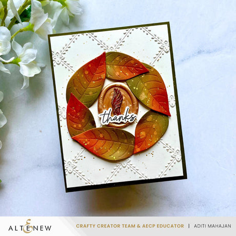 Altenew Crisscross Blooms 3D Embossing Folder