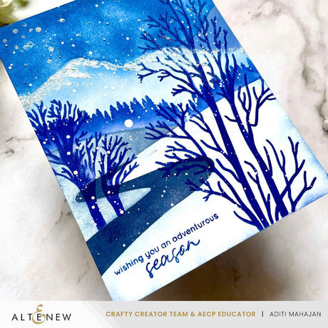 Altenew Sleigh Ride Greetings - Complete Bundle (Stamp and Die)