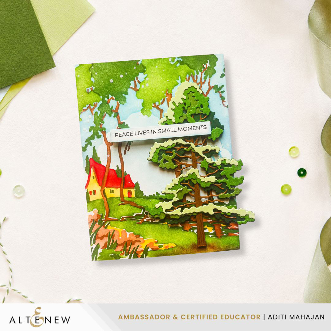 Altenew Creative Cuts: Jack Pine Tree Layering Die Set