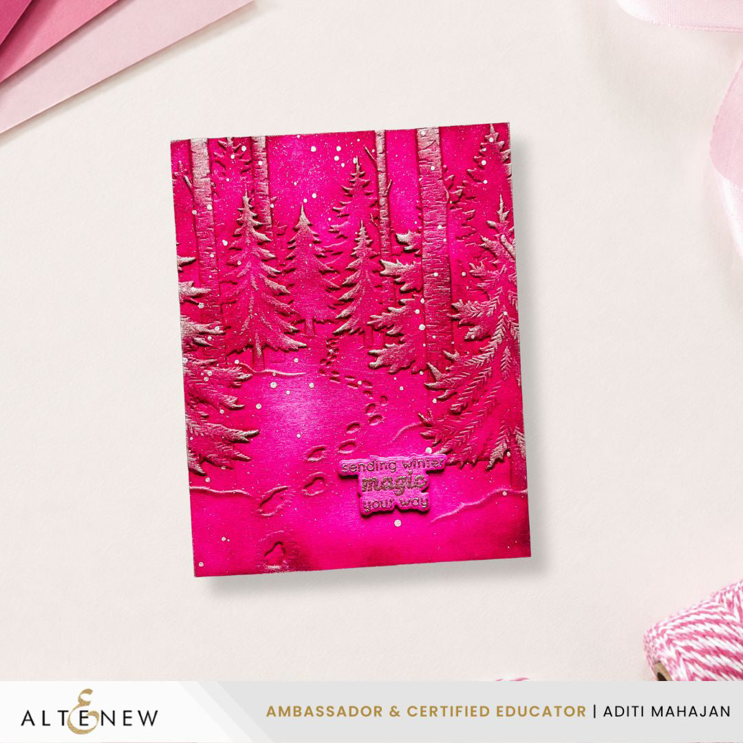 Altenew Snowy Footpath 3D Embossing Folder