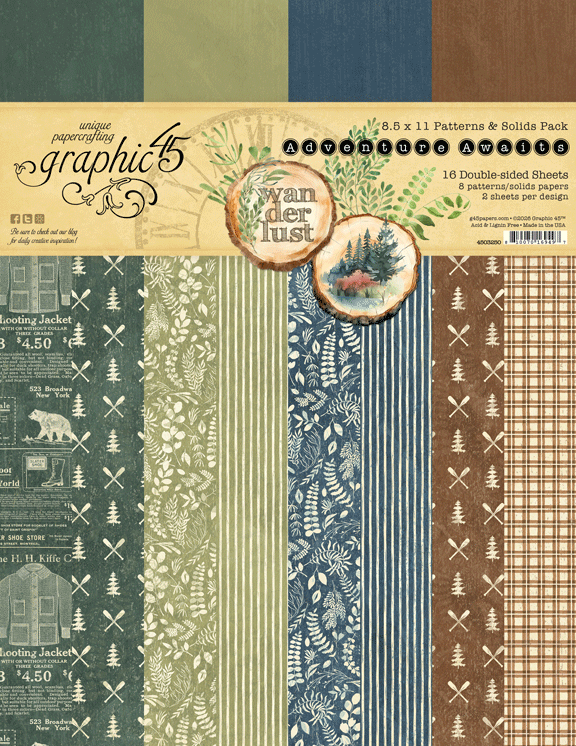 Graphic 45 Adventure Awaits Bundle