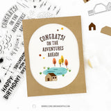 Concord & 9th Adventure Awaits Stamp Set & Die  Bundle