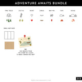 Concord & 9th Adventure Awaits Stamp Set & Die  Bundle