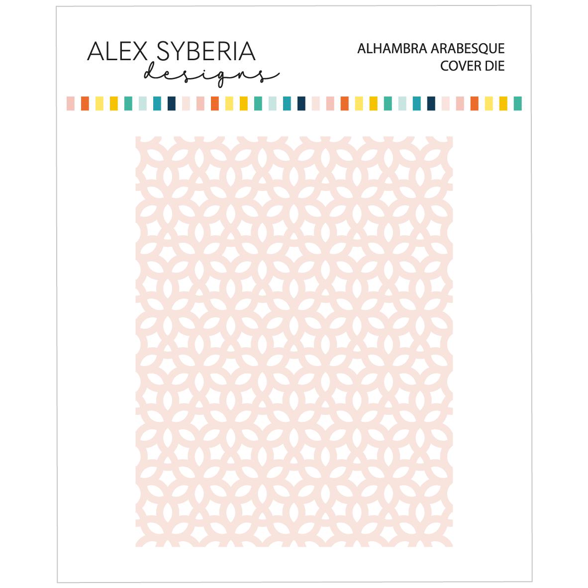 Alex Syberia Designs Alhambra Arabesque Cover Die