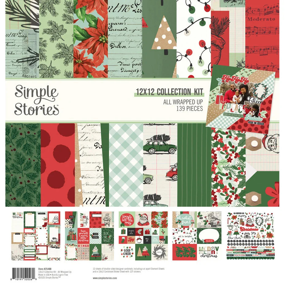 Simple Stories All Wrapped Up Collection Kit (25400) 12x12