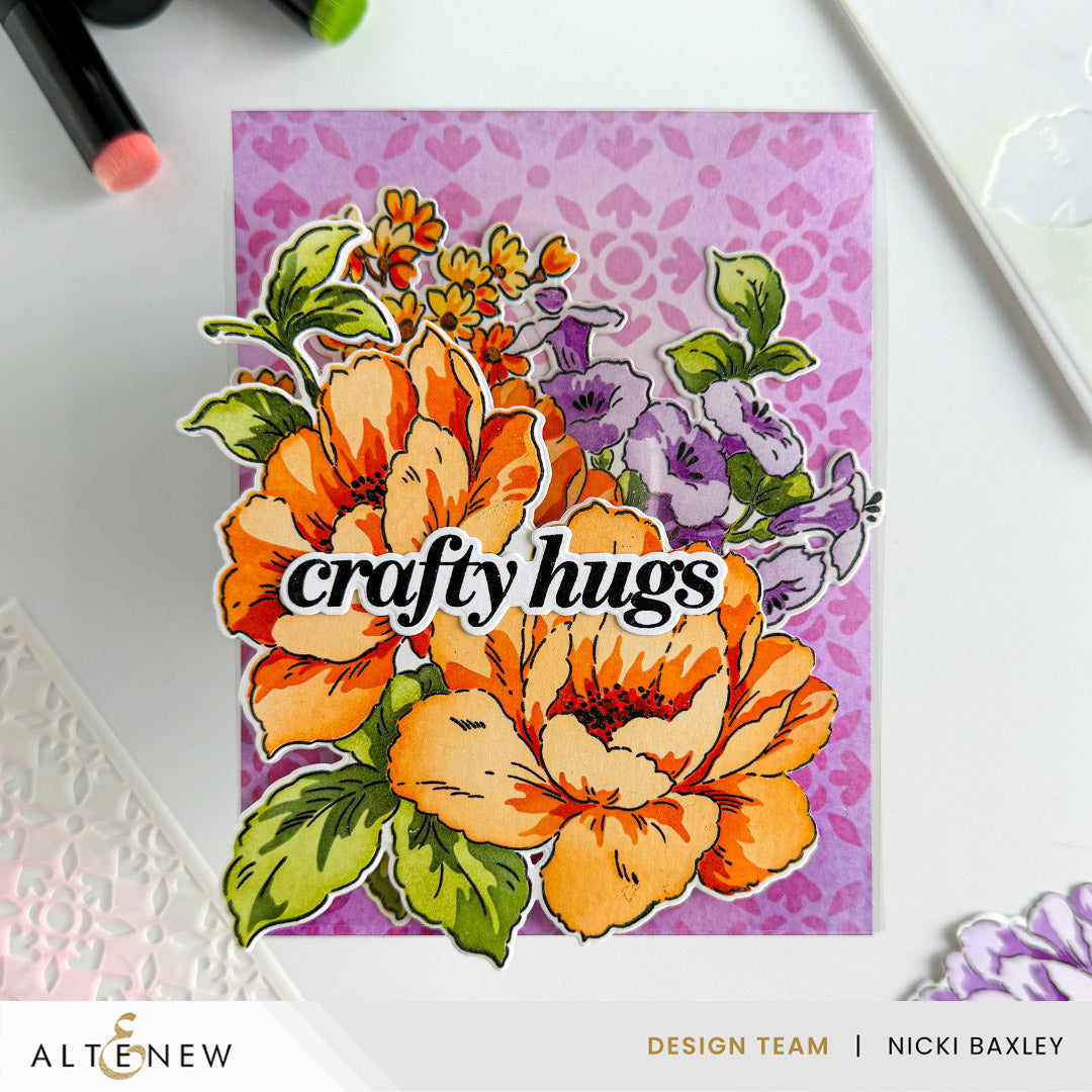 Altenew Build-A-Garden: Joy in Bloom & Add-on Die Bundle - ALT11644BN