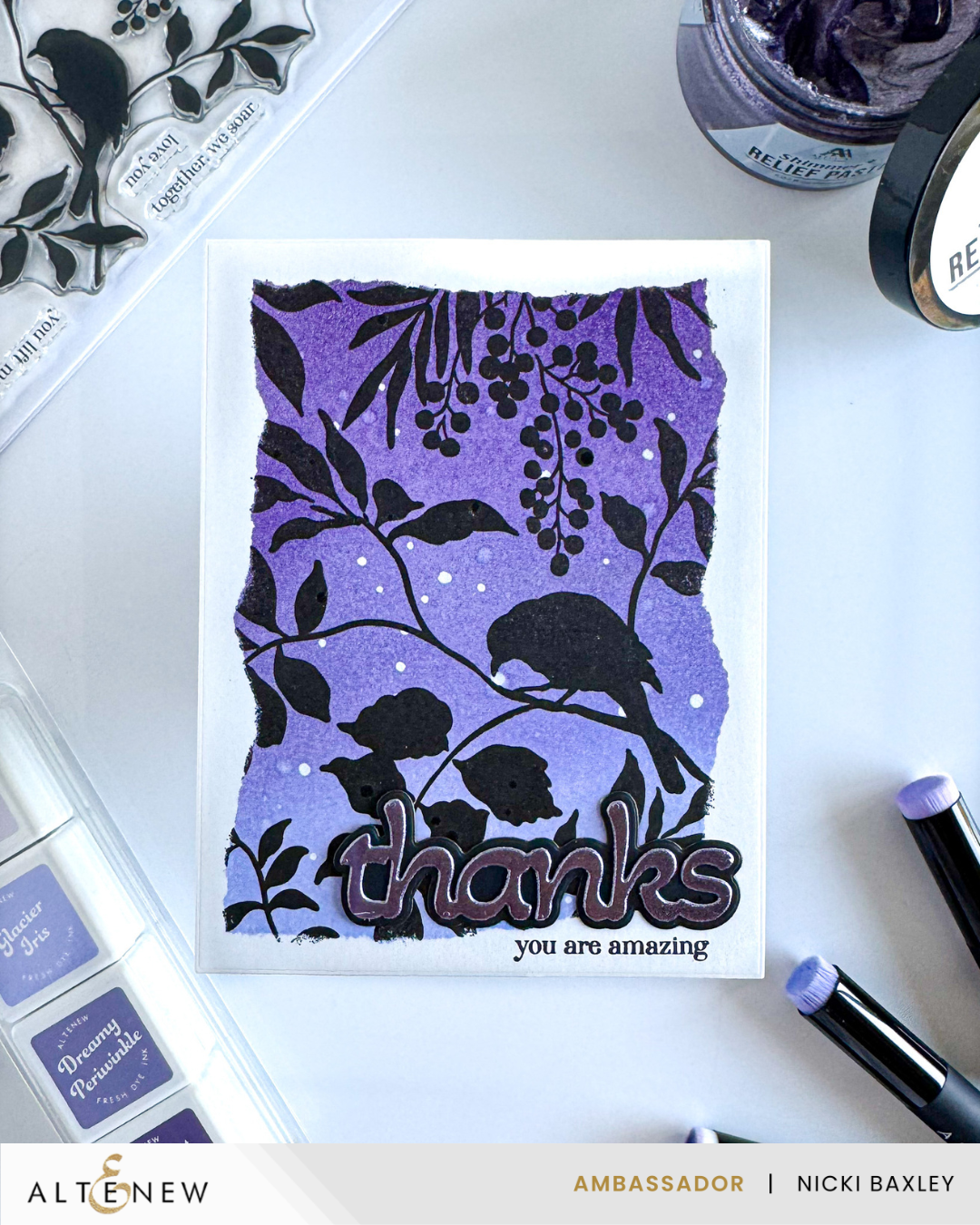 Altenew Craft Your Life Project Kit: Whispers in the Canopy + Add-On Die