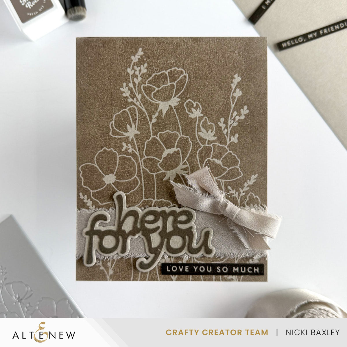 Altenew Wildflower Whispers Press Plate