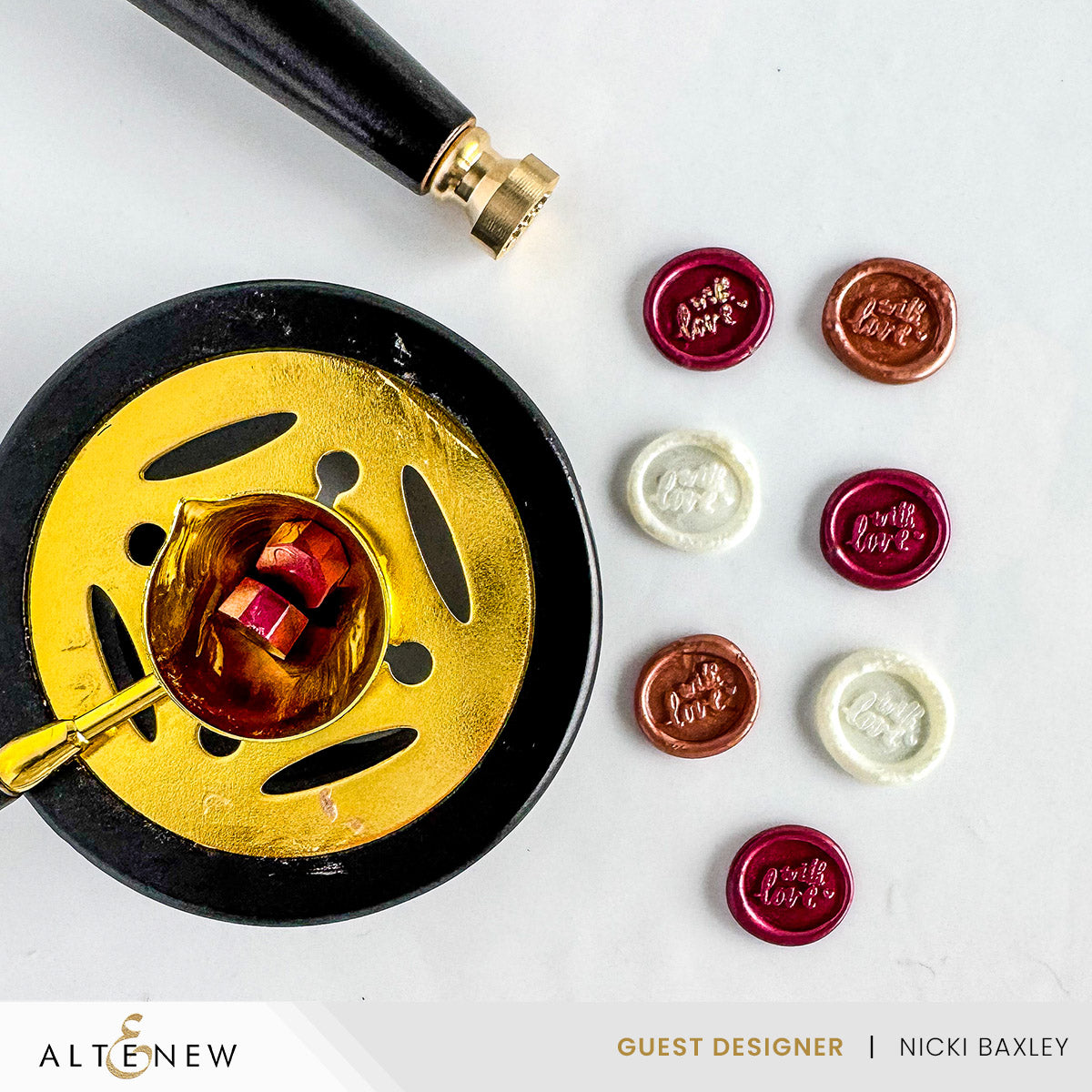 Altenew With Love Wax Seal Stamp