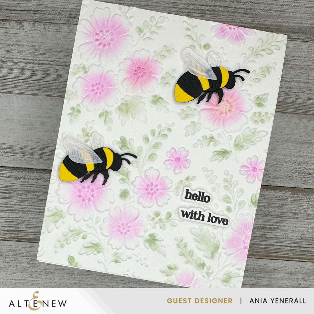 Altenew Bubbly Bumble Bee Layering Die Set
