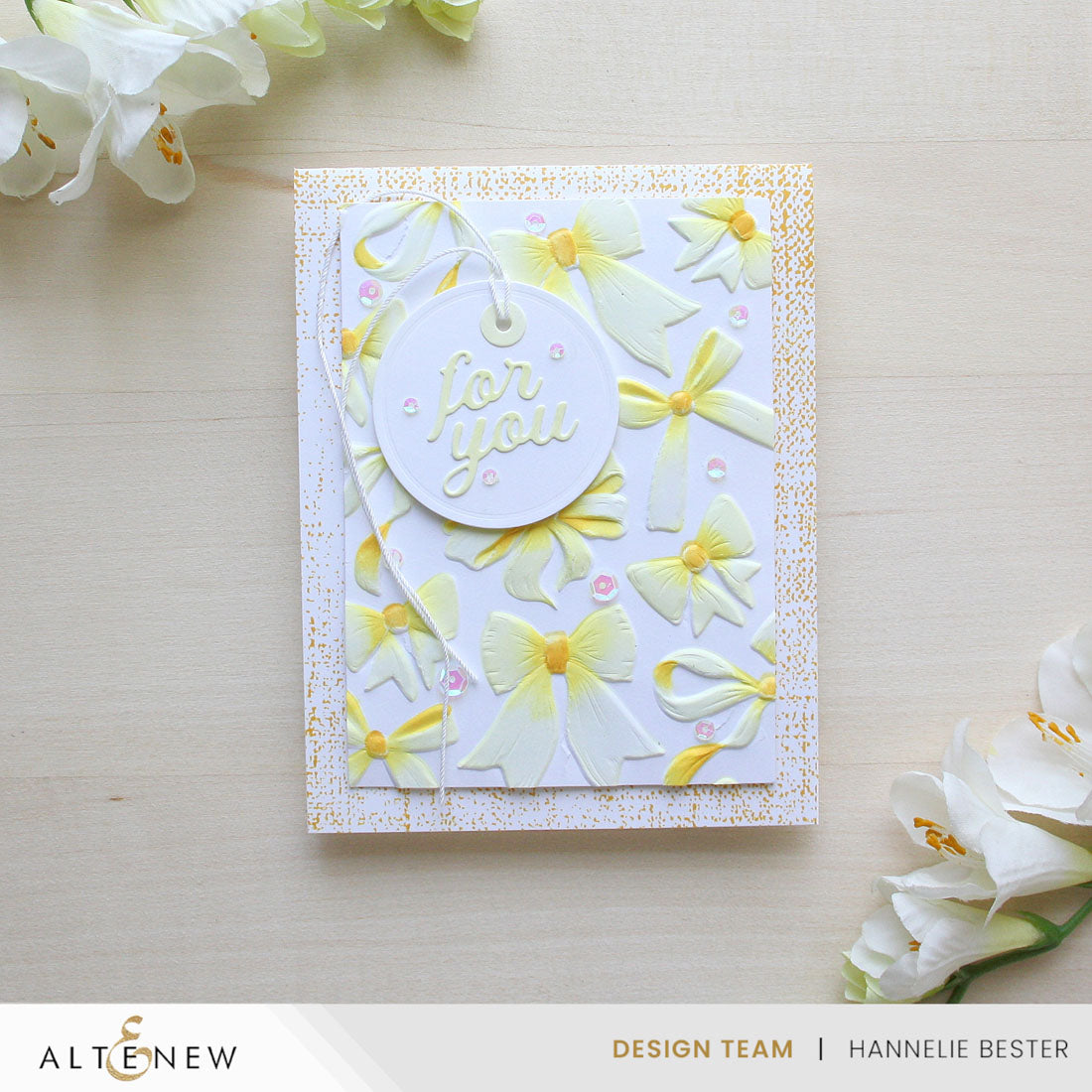 Altenew Elegant Bows - Complete Bundle (Stencil, Die & Embossing Folder)