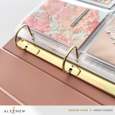 Altenew 9x12 Three-Ring Card Album - Rouge - Complete Bundle (Rouge + Pocket Pages) - ALT11681BN2
