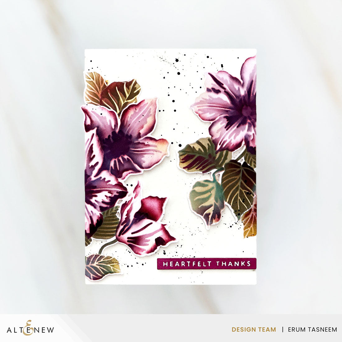 Altenew Build-A-Garden: Climbing Clematis