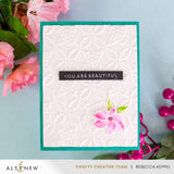 Altenew Mini Sentiments 3D Embossing folder