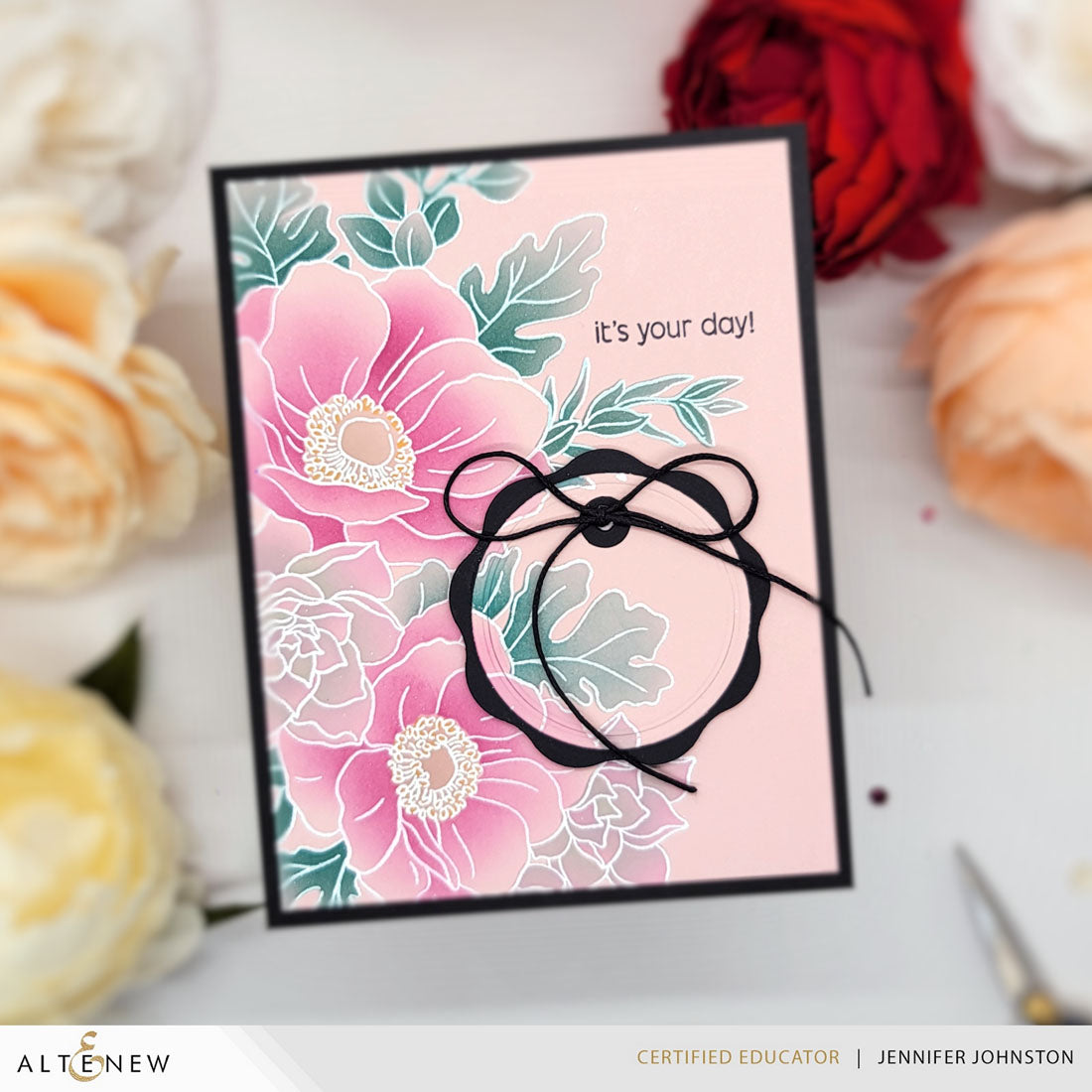 Altenew Build-A-Garden: Captivating Floral Swag & Add-on Die Bundle