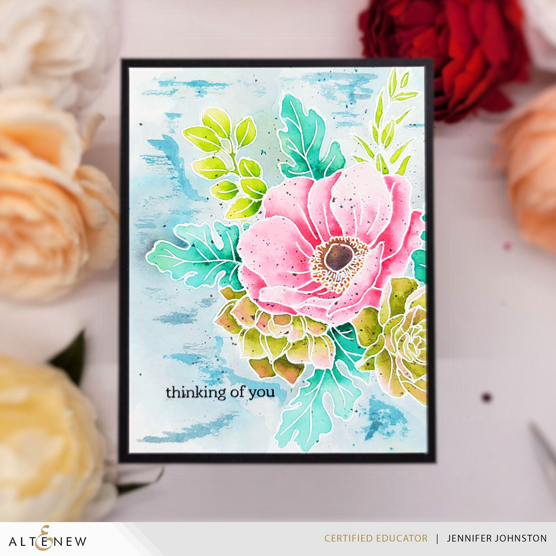 Altenew Build-A-Garden: Captivating Floral Swag & Add-on Die Bundle