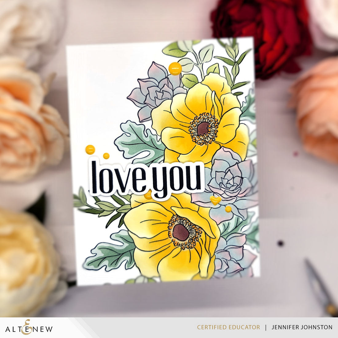 Altenew Build-A-Garden: Captivating Floral Swag & Add-on Die Bundle