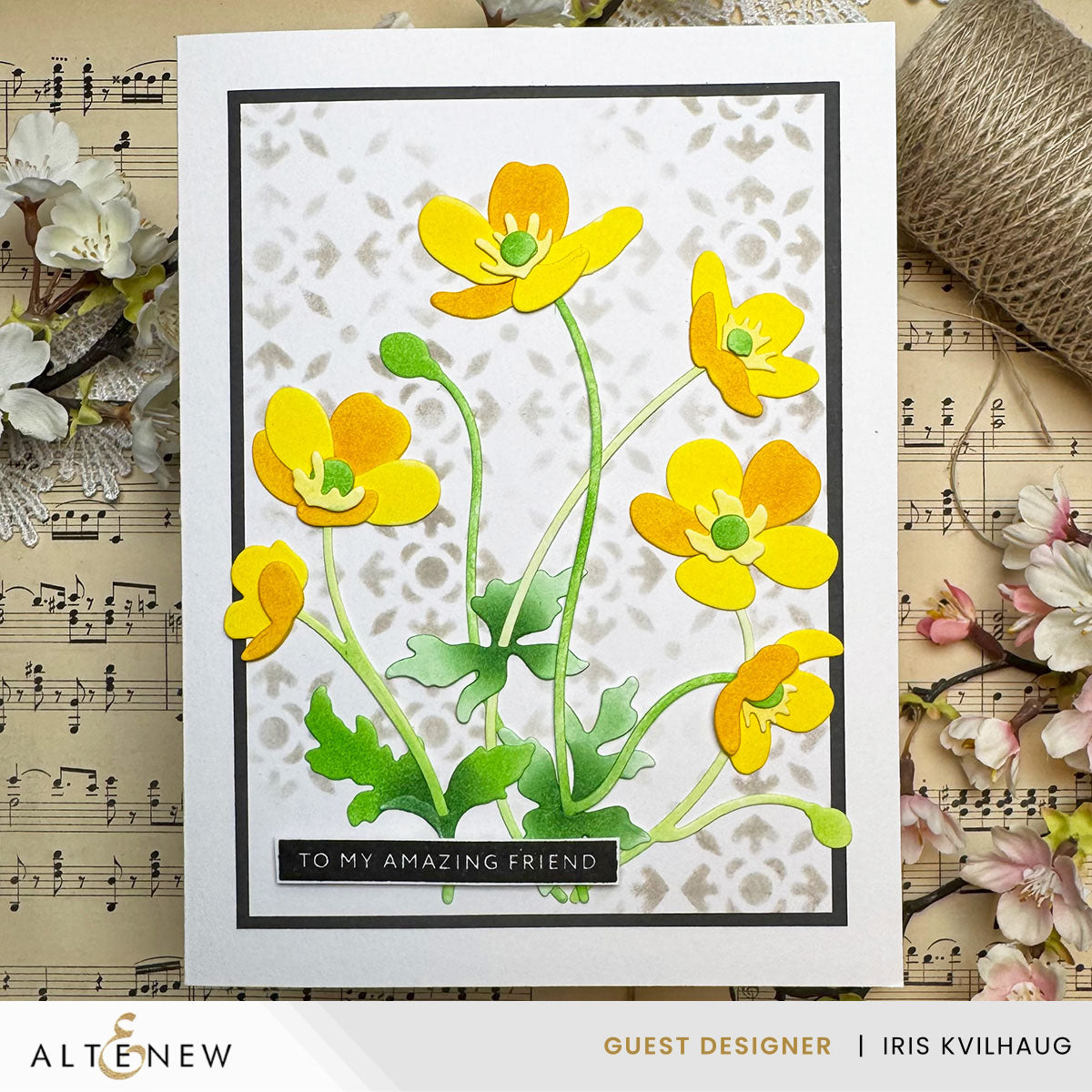 Altenew Craft-A-Flower: Buttercup Bunch Layering Die Set