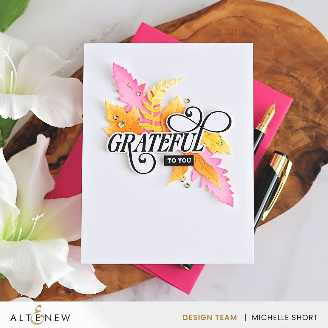 Altenew Creative Cuts: EZ Arrangement Antique Leaves Layering Die Set