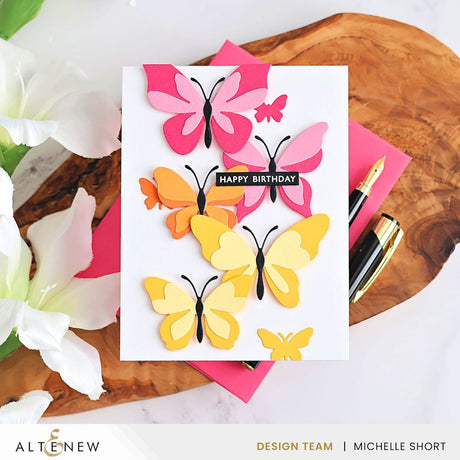 Altenew Creative Cuts: Zero-Waste Fluttering Fantasies Die Set